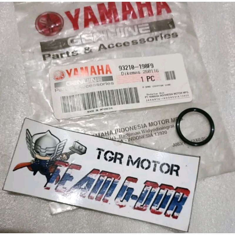 o ring sil seal original yamaha 93210-198f9 tutup baud oli atas jupiter z mx old new king vega r zr 