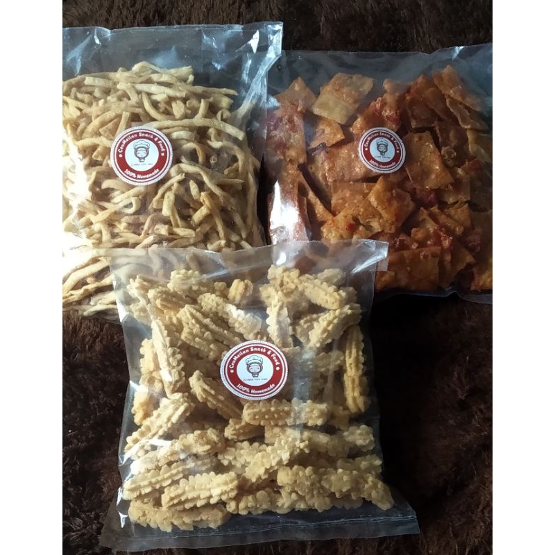 

Balado Pangsit Cheese Stick Telor Gabus (1000 gram/1 kg)