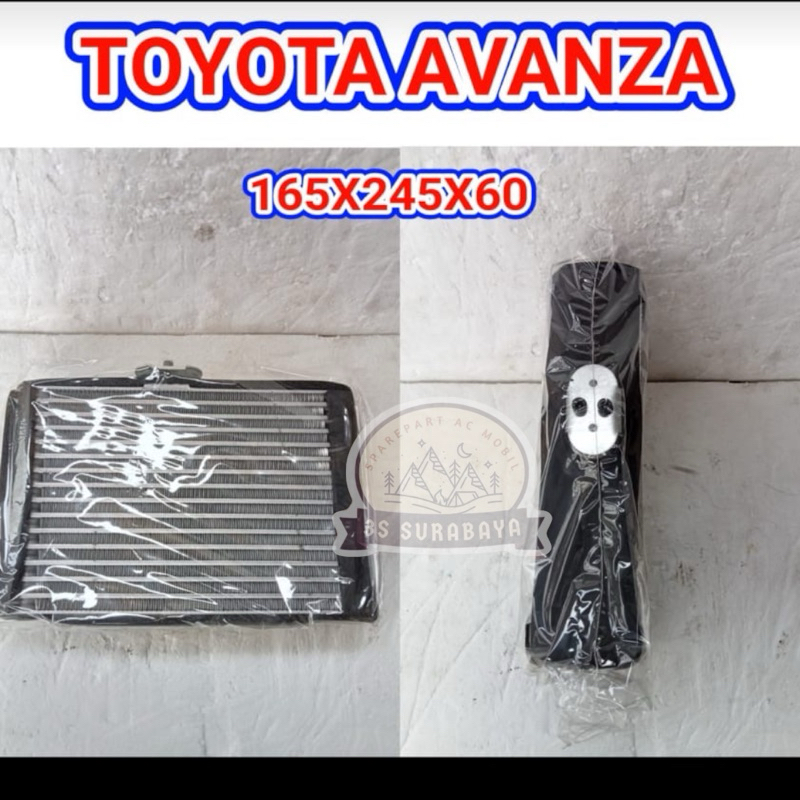 Evaporator Avanza 2004-2011 Rush Lama Terios Lama Xenia Lama Toyota Ac mobil Merk Taiwan (Baru/New) 