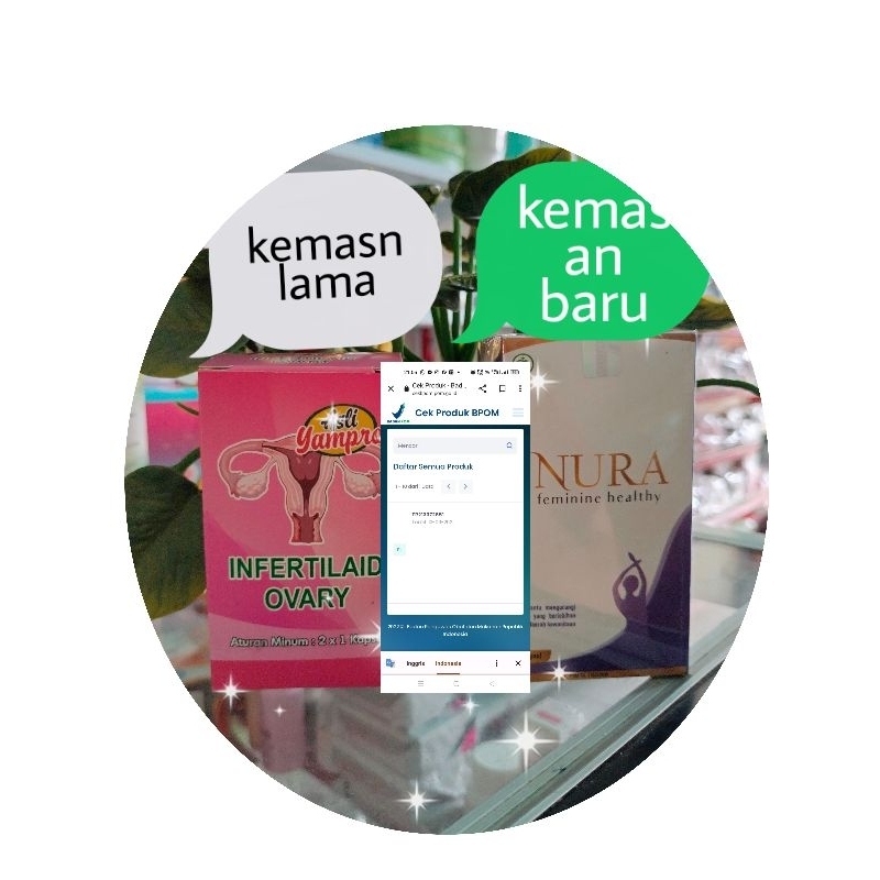 promil yampro ovary ovamil ovary promil/kemasan baru NURA BPOM