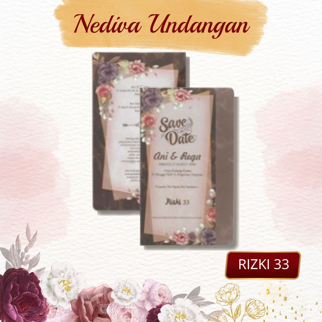 Blangko Undangan Rizki 33 Harga Murah