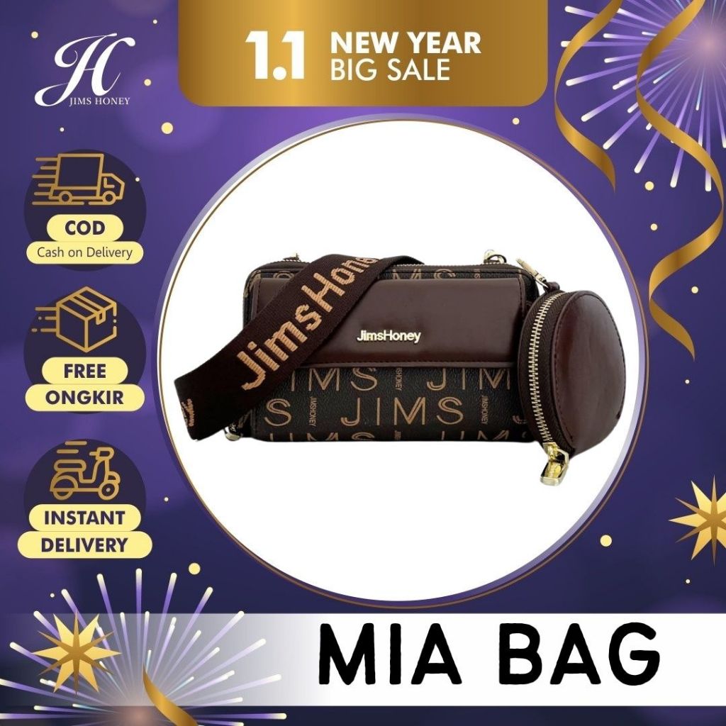 JIMS HONEY MIA BAG Tas Selempang Wanita Murah Mini Sling Bag Jimshoney