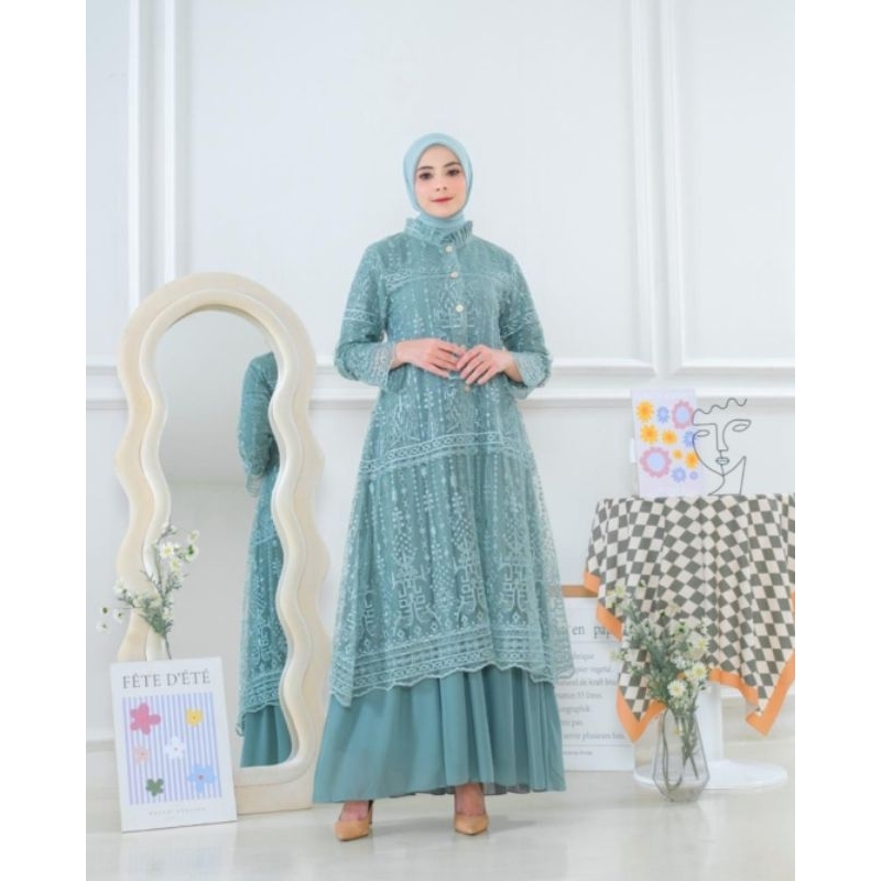 Ameera Dress MS / Gamis Pesta / Gamis Terbaru / Gamis Cantik