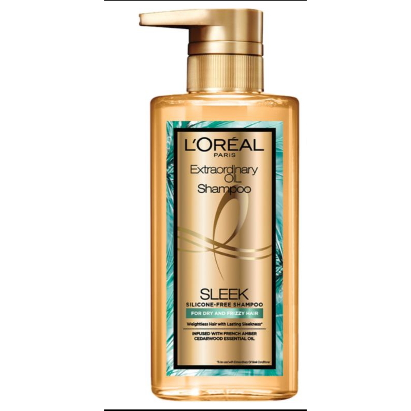 L'oreal paris extraordinary oil premium shampoo sleek 400ml