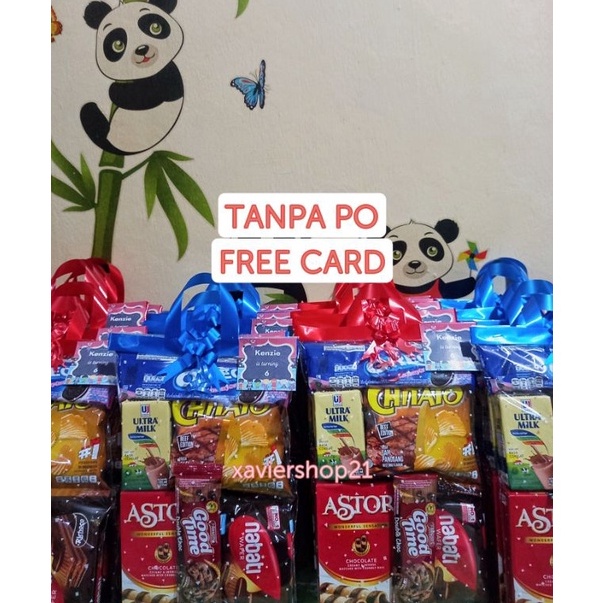 

Swip up Paket snack ulang tahun PREMIUM SNACK FREE CARD GOODIE BAG ULANG TAHUN