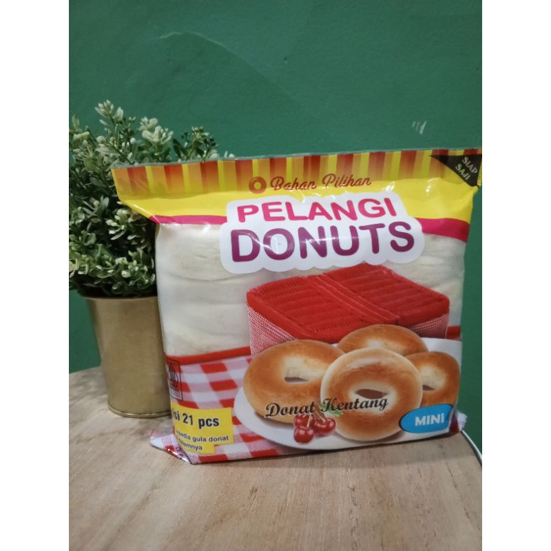 

Donat kentang (pelangi donuts) mini isi 21 pcs