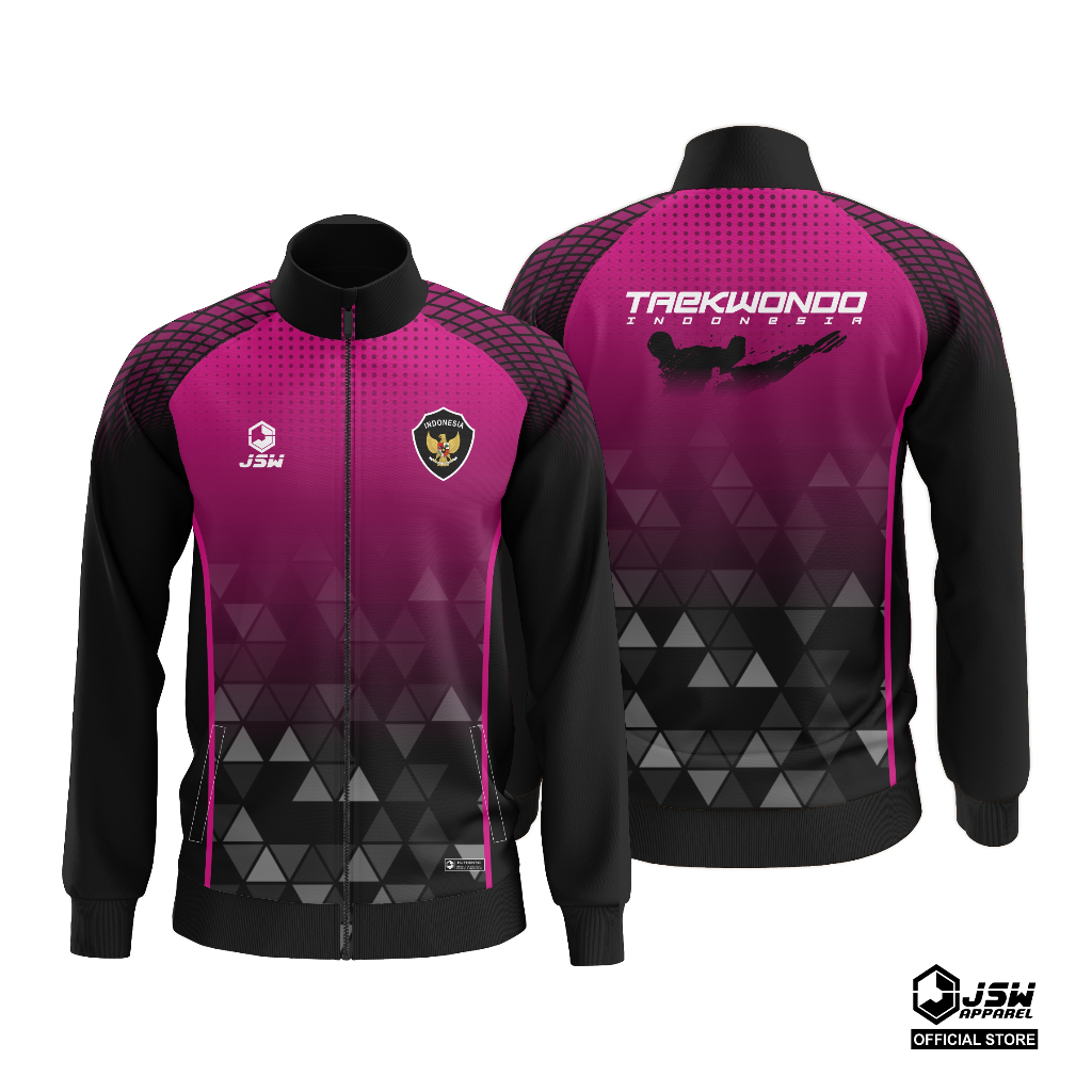 JSW APPAREL - Jaket Tracktop Taekwondo Indonesia - Desain 02