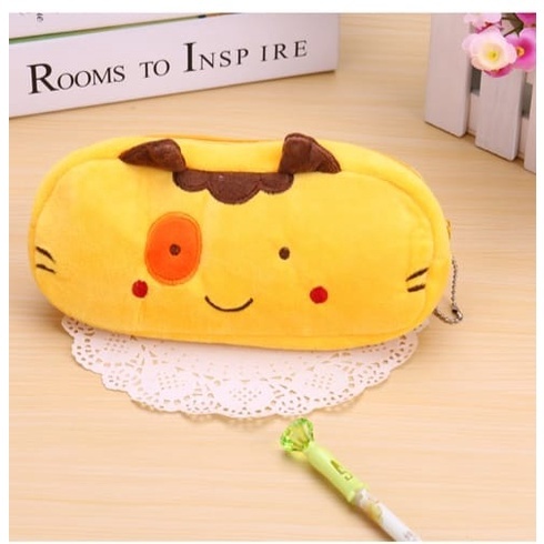 

[TERMURAH] Pouch Aksesoris Karakter Tempat Pensil Karakter Lucu Import Anjing Kuning