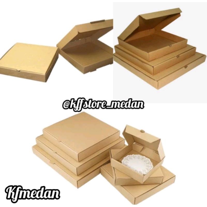 

Box / Kotak Pizza Kardus 24x24cm (per pcs)