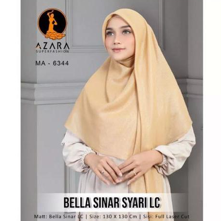 BELLA SHINAR SYARI/segi empat sinar jumbo/hijab segi empat jumbo/ hijab jumbo umama /hijab syar`i
