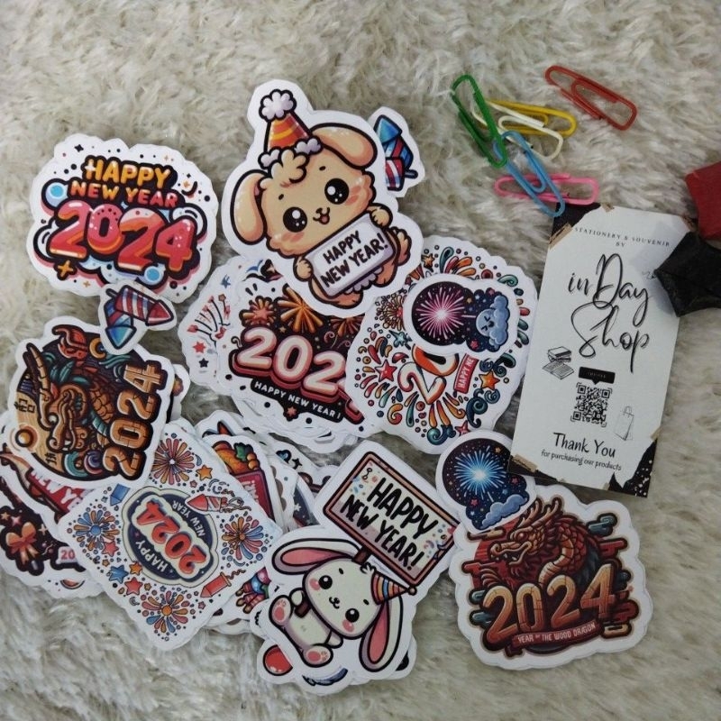 

(20pcs) Sticker New Year/Tahun Baru | INDAY SHOP