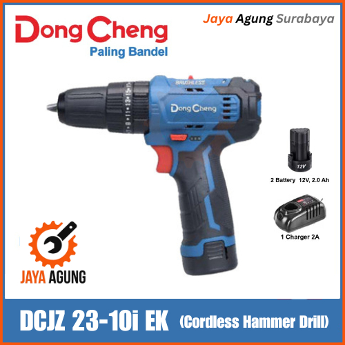 Dong Cheng DCJZ23-10iEK Mesin Bor / DCJZ 23-10 i EK Cordless Impact Drill
