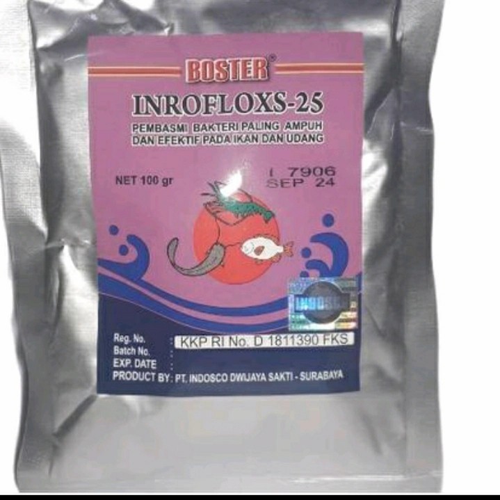 BOOSTER INROFLOXS-25 BENTUK SERBUK 100 GRAM