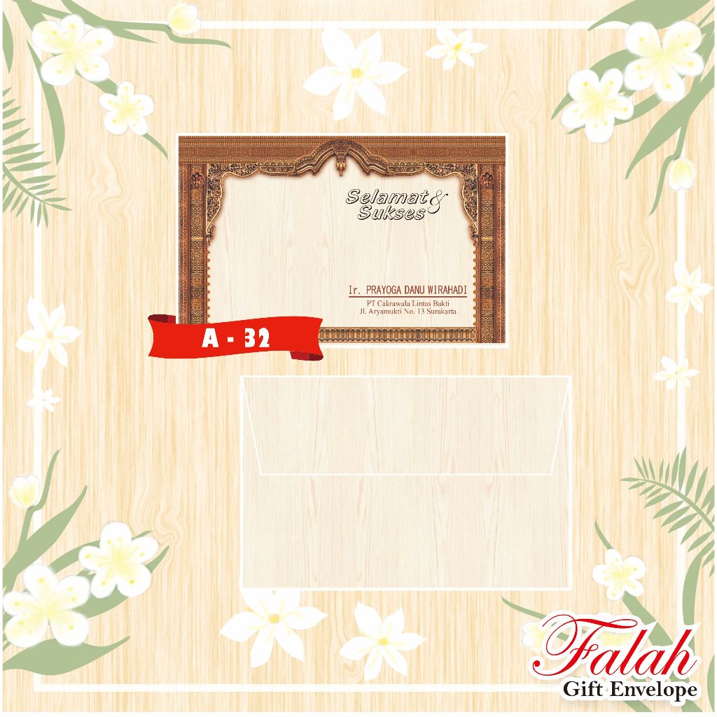 

Amplop Falah Motif A 32 Isi 50 Lembar Tanpa Tulisan