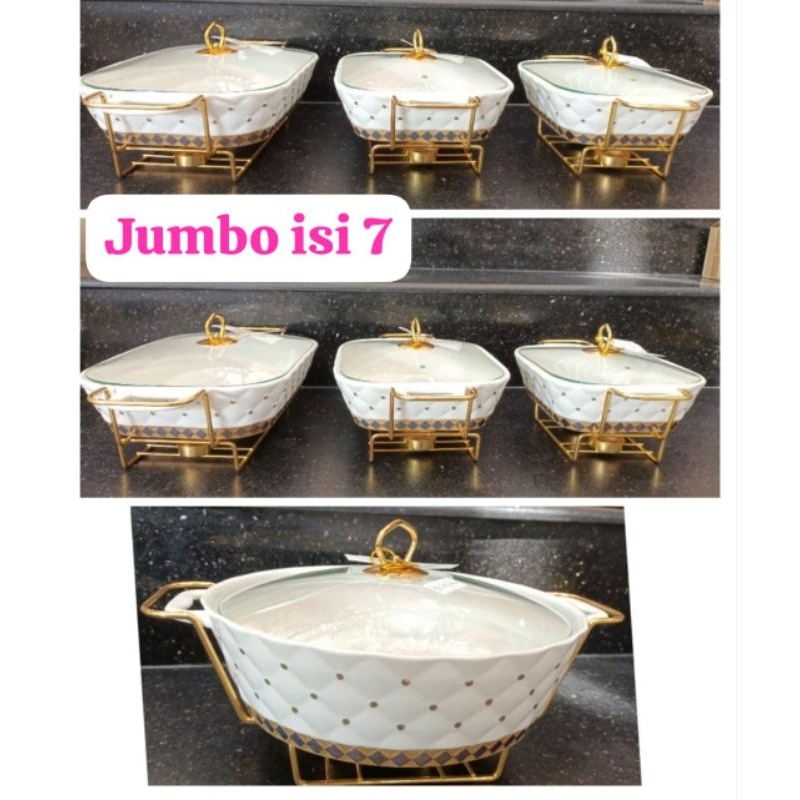 SET PRASMANAN DIAMOND PUTIH 7 PCS