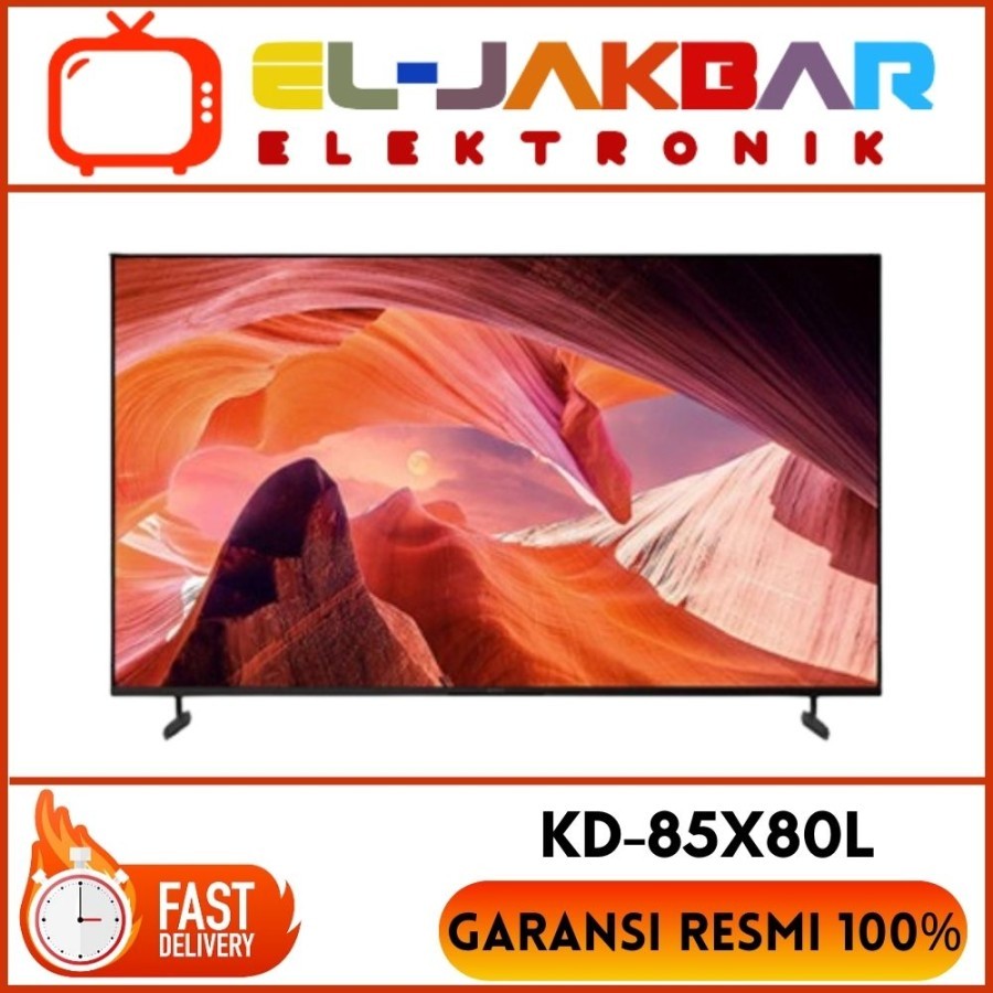 Led Tv 85 Inch SONY KD-85X80L Smart Android Tv Dolby Atmos New
