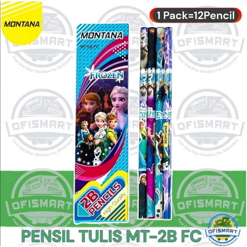

Montana Pensil 2B MT-2B FC Frozn | @1Pack=12 Pencil