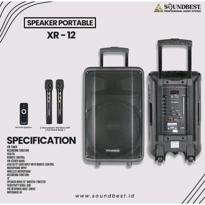 SOUNDBEST SPEAKER PORTABLE XR12/ SOUNDBEST XR12