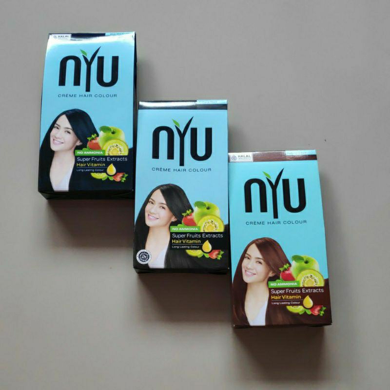 Pewarna Rambut  NYU All Variant Cat Hair Colour Semir Warna Long Lasting Color No amonia Hair Vitami