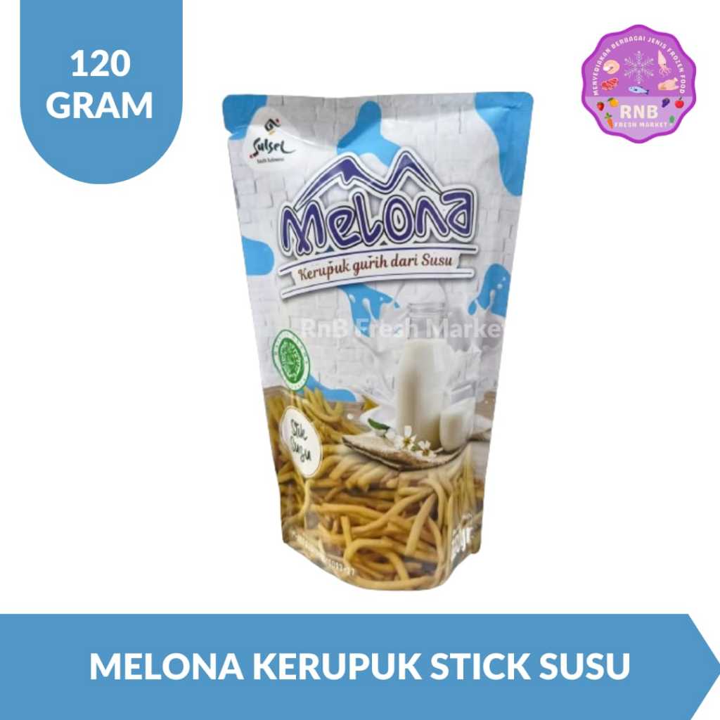 

Melona Kerupuk Stik Susu Netto 120 Gram