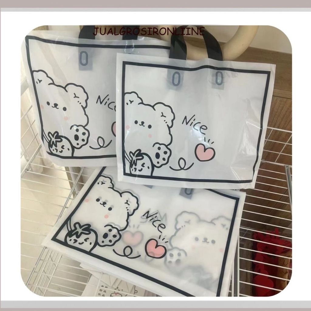 

Paper Bag Plastik Bear Nice Kantong Plastik Gift Bag Tas Kado Lucu