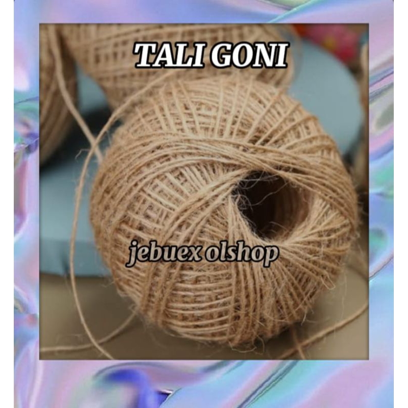 

TALI GONI TALI RAMI TALI KERAJINAN KECIL 3ply 3mm 100meter