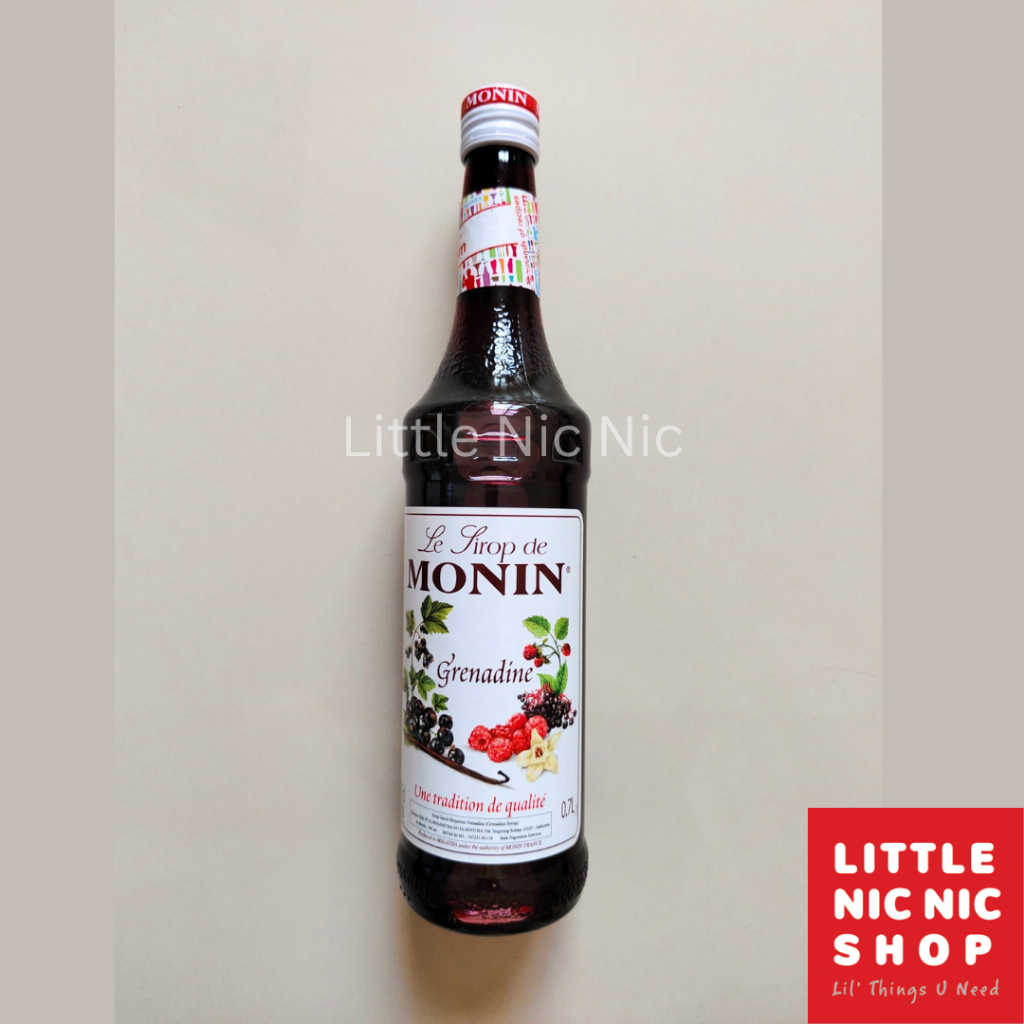 

Monin Grenadine syrup 70 CL (700ml) sirup rasa minuman café