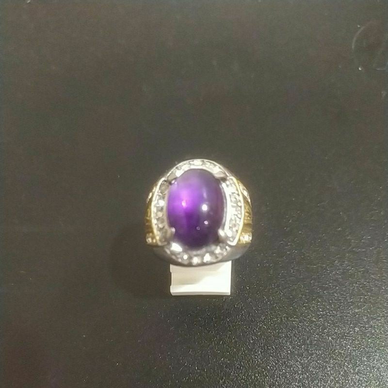 Batu Kecubung Ungu Natural