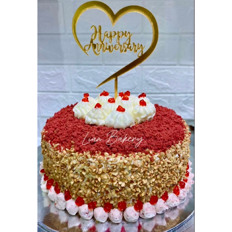 

LB/TART REDVELVET/CAKE ULTAH/BOLU ULANGTAHUN/KUE ANEVERSARY