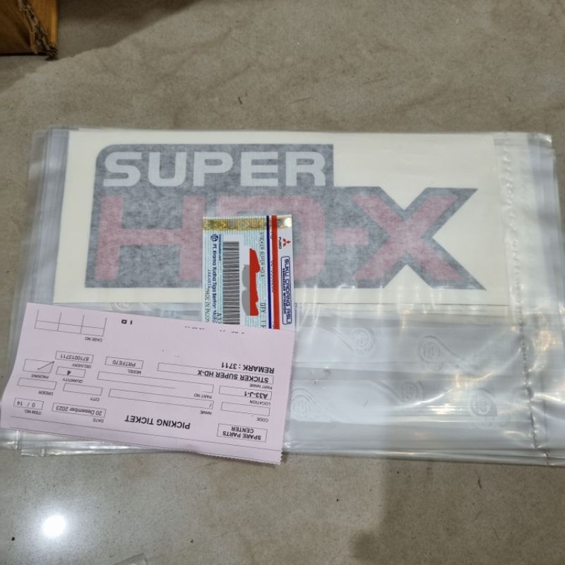 Sticker Super HDX Asli Mitsubishi Canter