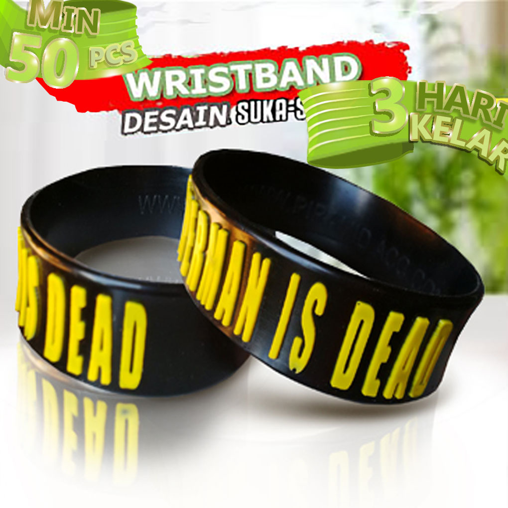 GELANG KARET CUSTOM DESAIN SENDIRI DI BANDUNG SISTIM KANCING & TANPA SAMBUNGAN UNTUK PROMOSI & KEBUT