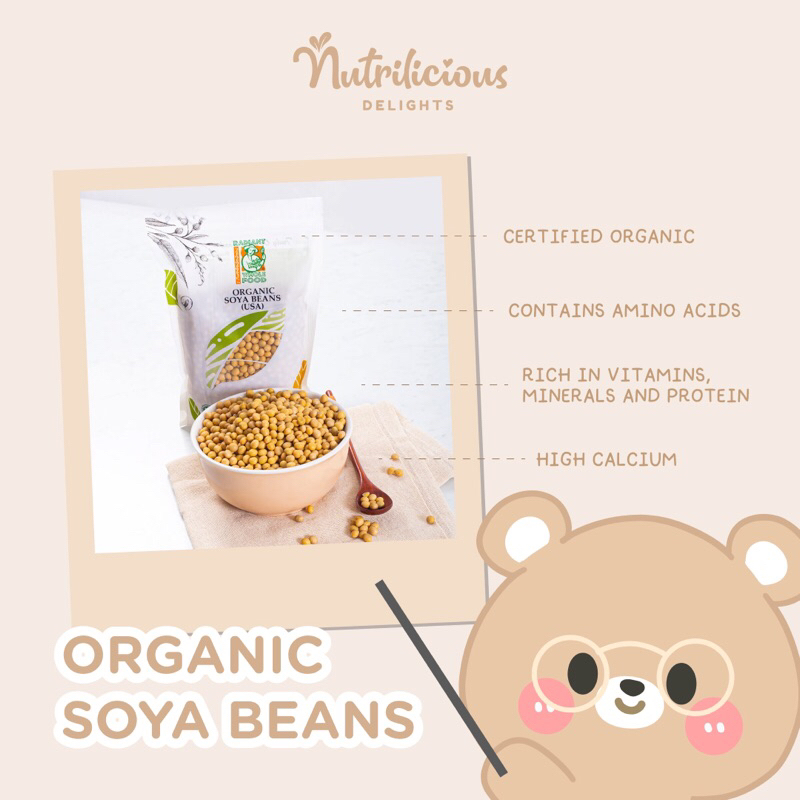 

Organic Soy Beans Radiant 500 Gram Soya Kacang Kedelai Organik