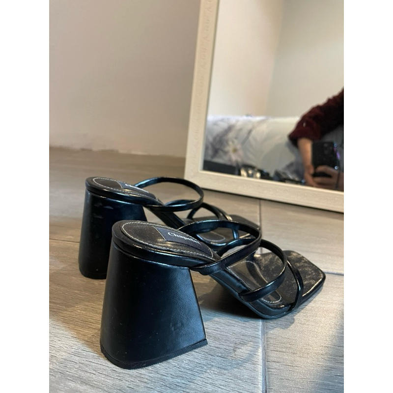 Preloved Jules Heels Brand Chapelet [ block heels ]