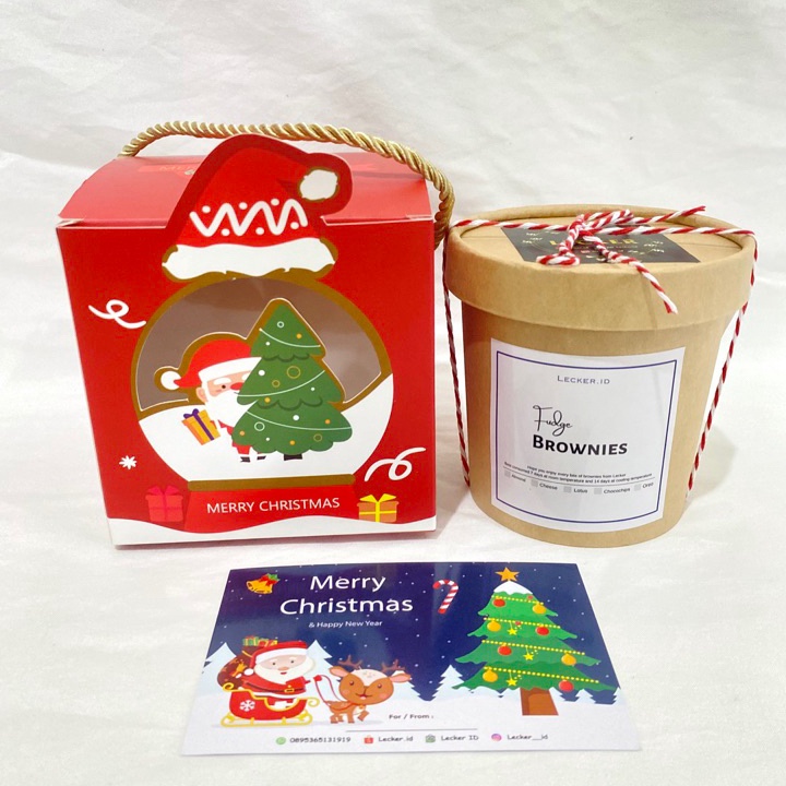 

HOT Brownies Fudgy Bucket 12oz Brownies Panggang Brownies Coklat Brownies Lumer Hampers Natal