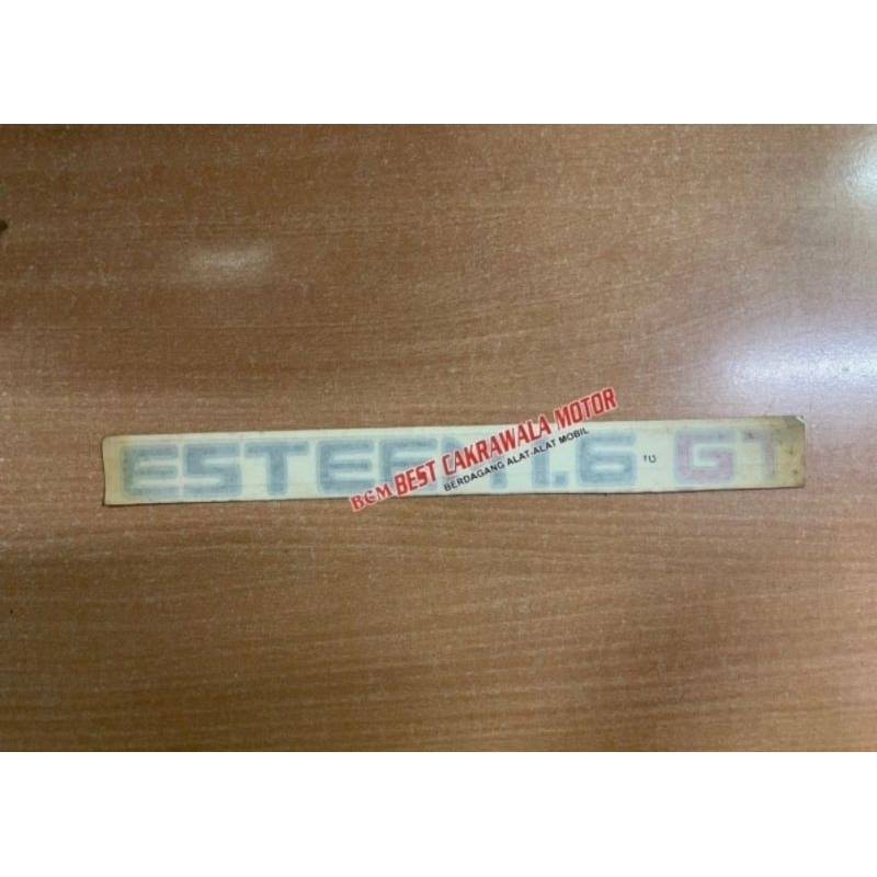 Stiker Suzuki Esteem 1.6