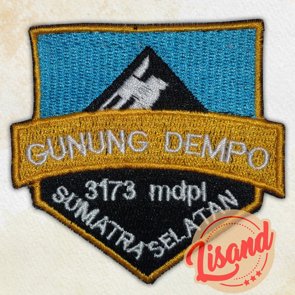 Patch Emblem Bordir Gunung Dempo
