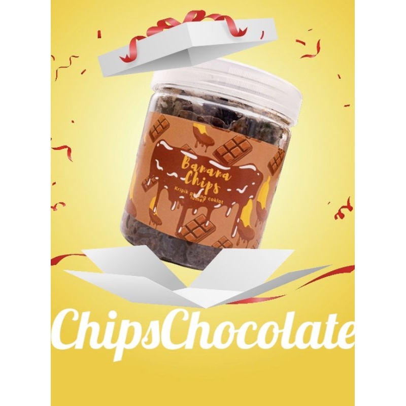 

Kripik pisang coklat lumer