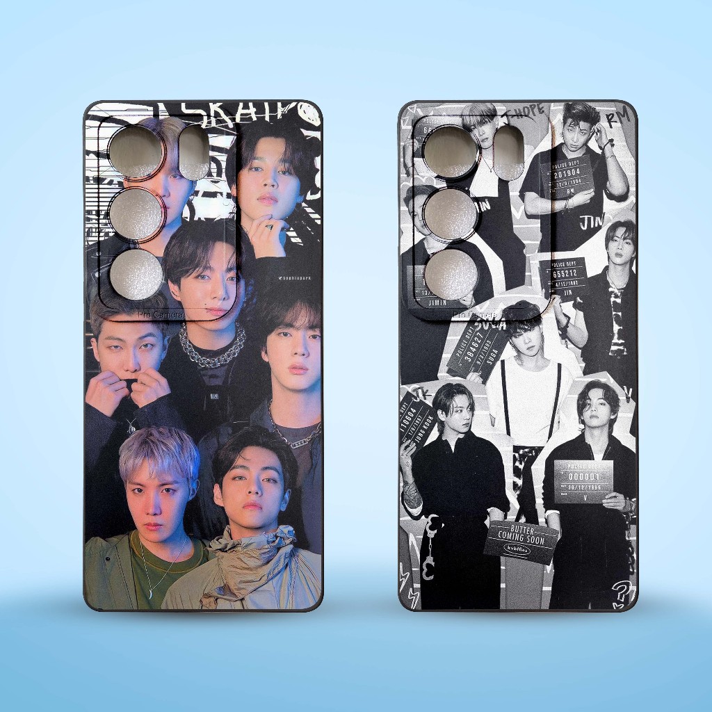Casing Case Bts Vivo V29 V27 5G V27 4G V25 V23 5G V20 - Softcase Kpop - Silikon Tpu Pelindung Hp Pro