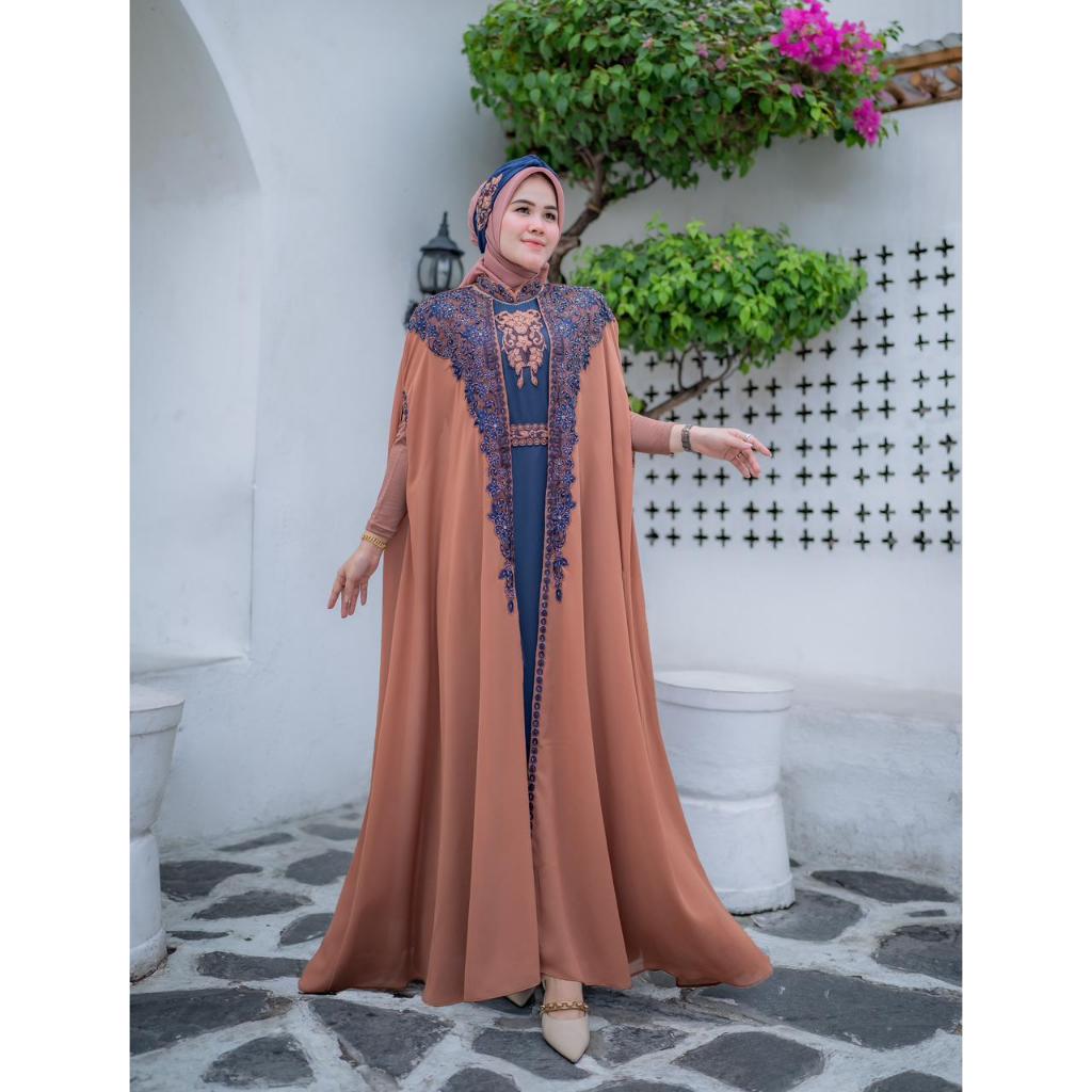 ZIVANA MODE//Kaftan Maharatu Terlaris Pesta Kondangan Lebaran Kombinasi Terbaru Mewah Elegant Viral 