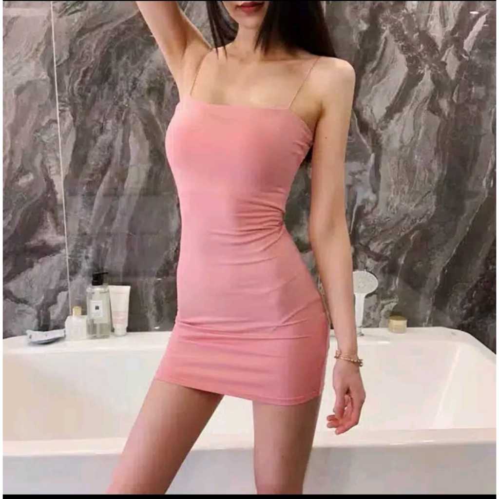 HOT DEALS TERBARU TANK TOP DRESS KETAT / TANK TOP BODYCON DRESS WANITA / TANK TOP DRESS SEXY