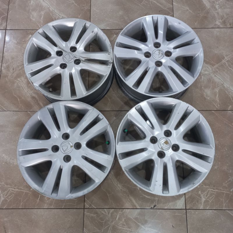 VELG MOBIL BEKAS OEM JAZZ RS R16X6 PCD 4X100 ET 53 VELG ONLY 4PCS