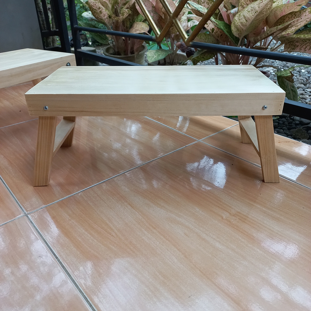 Meja monitor / meja laptop / meja belajar, full kayu solid