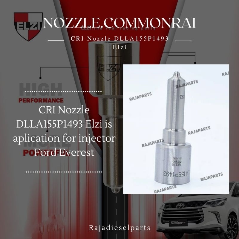 Commonrail Nozzle DLLA155P1493 Elzi COMMONRAIL NOZZLE injector Ford Everest