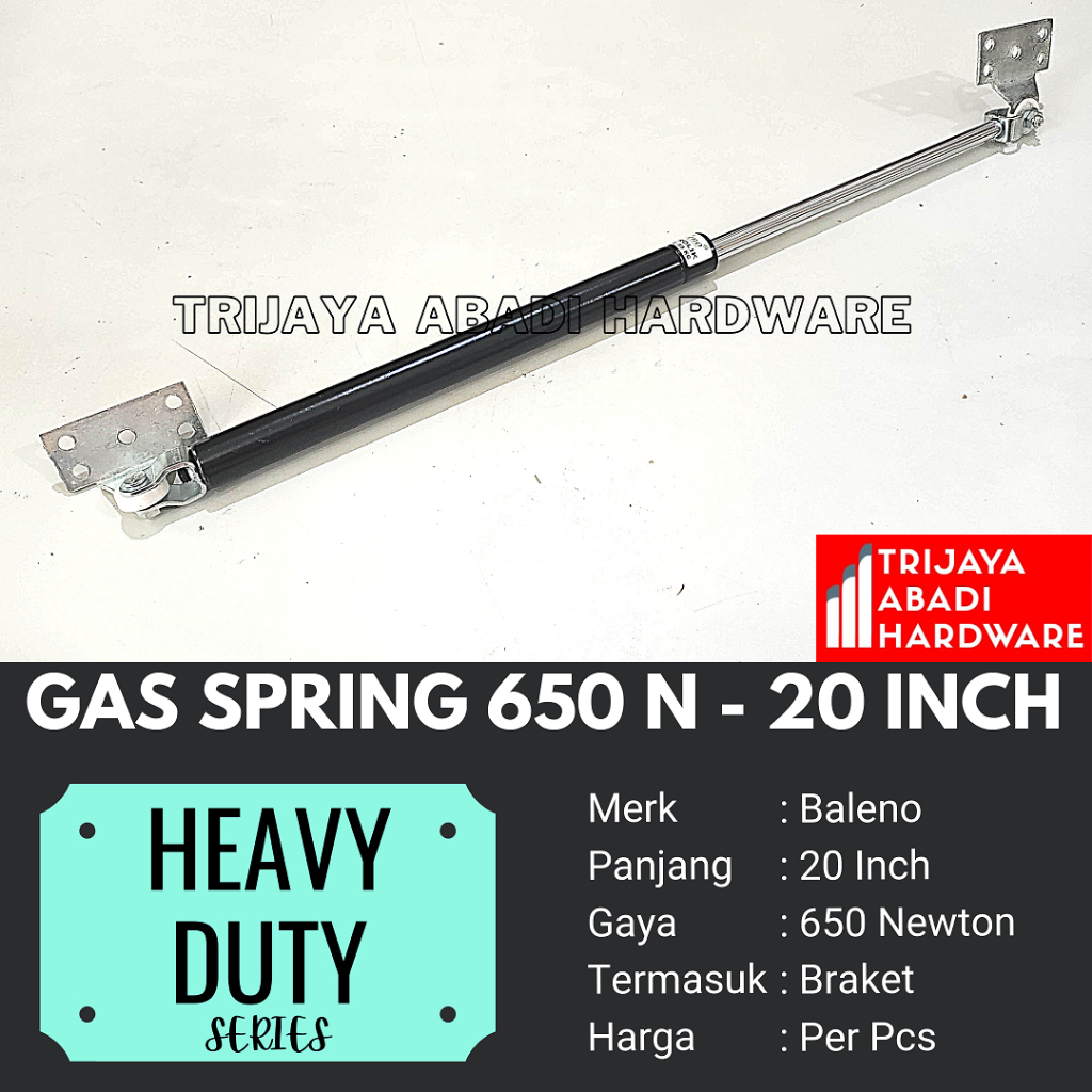 Gas Spring 650 N - 20 inch Hidrolik Pintu Kabinet Baleno