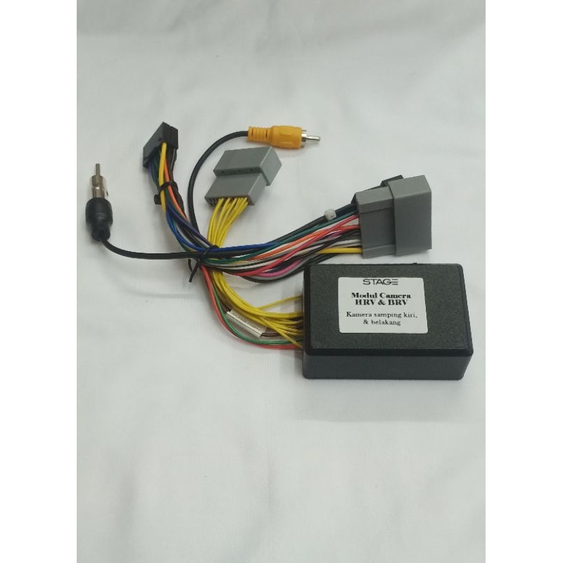 Soket Modul kamera HU Android + stepdown kamera samping & belakang Honda BRV HRV 2022