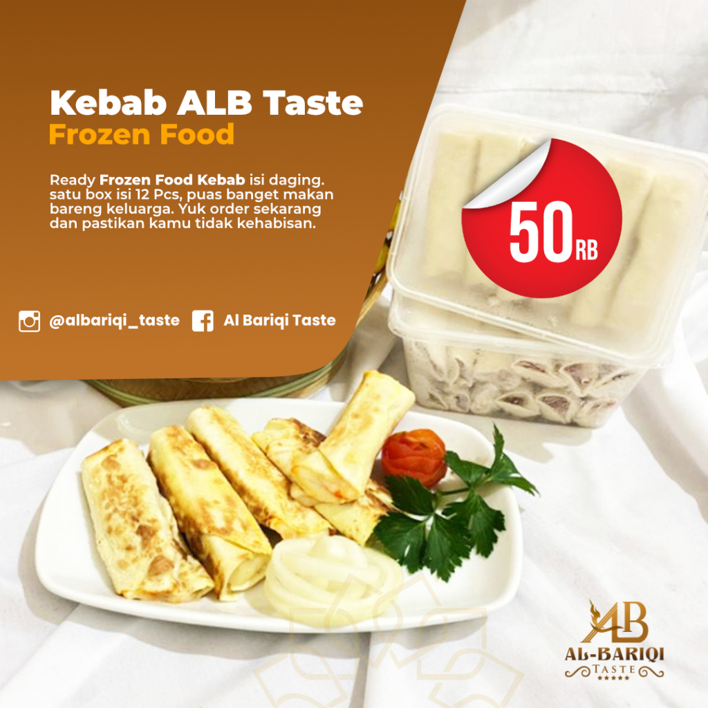 

Kebab Daging ALB Taste Frozen Food