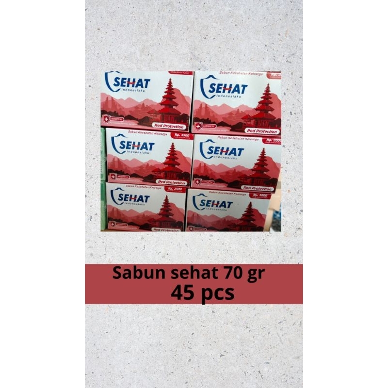 sabun sehat 70gr, sabun mandi, sabun mandi wangi, sabun mandi red protection, sabun mandi sehat, sab