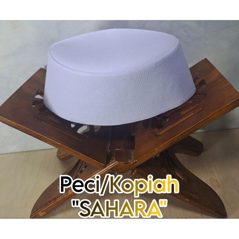 peci kalbut merk "Sahara"/ kopiah batok / peci sahara / kopyah sahara /  kopiah haji /peci haji / pe