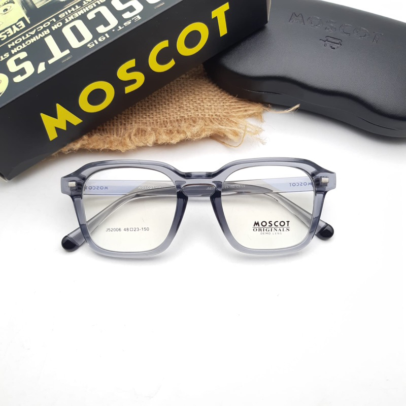 Kacamata Clear Frame MOSCOT Paket Lensa Radiasi Photocromic Minus silinder