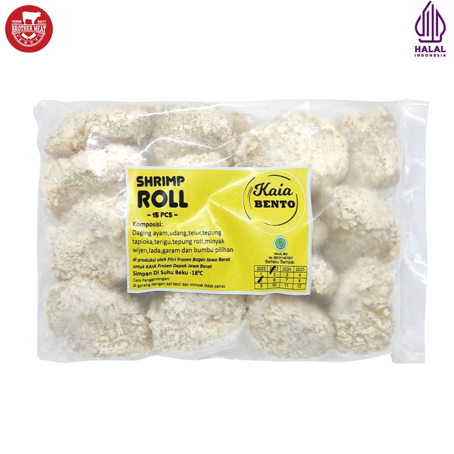 

DISKON Shrimp Roll Frozen Olahan Seafood Halal
